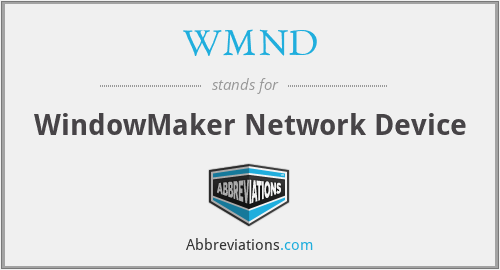 WMND - WindowMaker Network Device