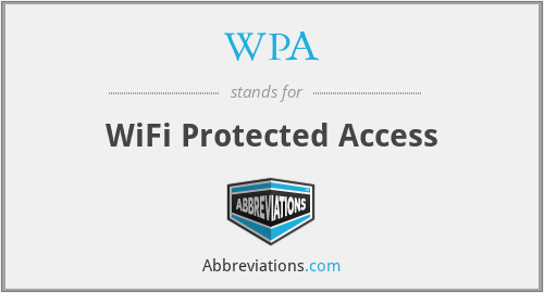WPA - WiFi Protected Access