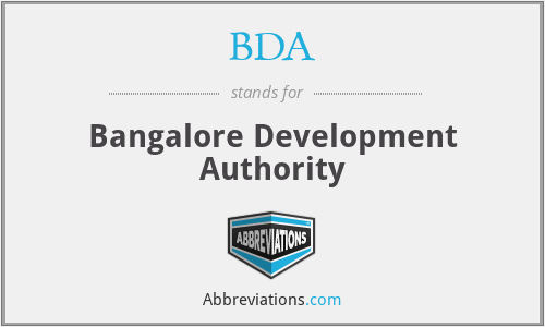 BDA - Bangalore Development Authority