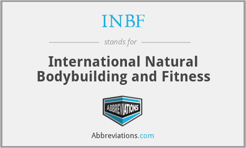 INBF - International Natural Bodybuilding and Fitness