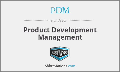 PDM - Product Development Management