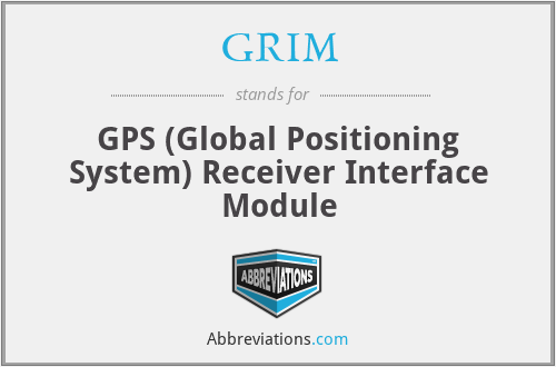 GRIM - GPS (Global Positioning System) Receiver Interface Module