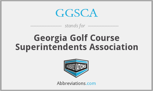 GGSCA - Georgia Golf Course Superintendents Association