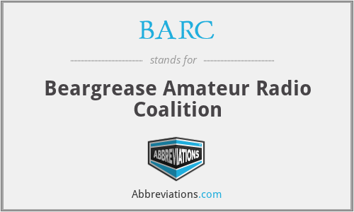 BARC - Beargrease Amateur Radio Coalition