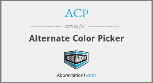 ACP - Alternate Color Picker