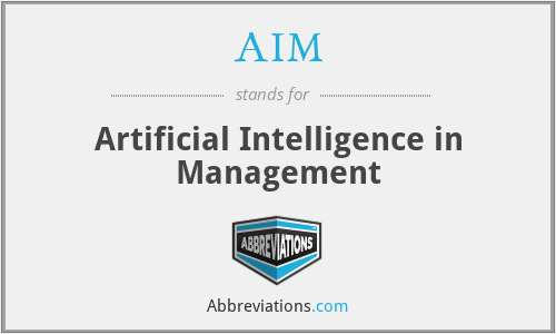AIM - Artificial Intelligence in Management