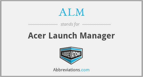 ALM - Acer Launch Manager