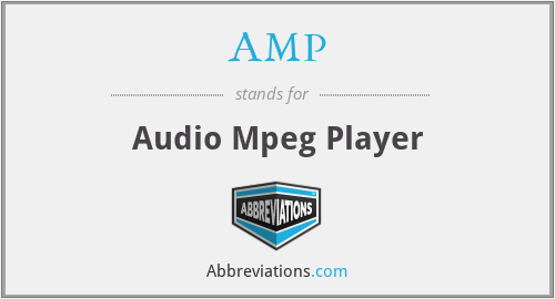 AMP - Audio Mpeg Player