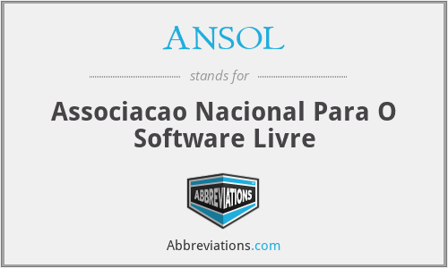 ANSOL - Associacao Nacional Para O Software Livre