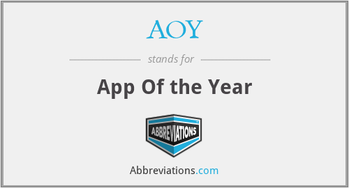 AOY - App Of the Year