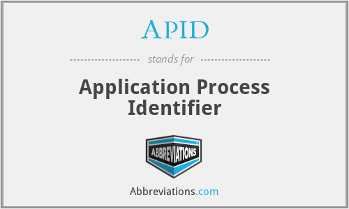 APID - Application Process Identifier