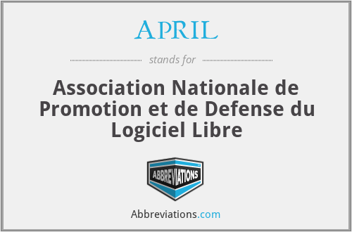 APRIL - Association Nationale de Promotion et de Defense du Logiciel Libre