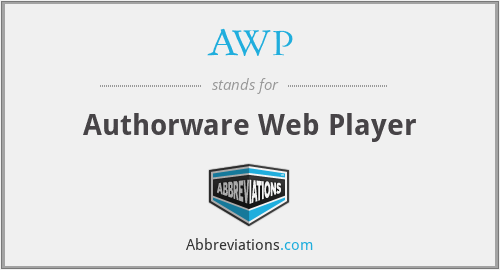 AWP - Authorware Web Player