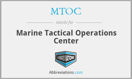 MTOC - Marine Tactical Operations Center
