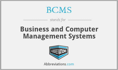 BCMS - Business and Computer Management Systems