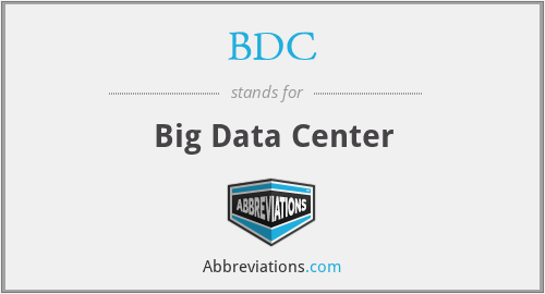 BDC - Big Data Center
