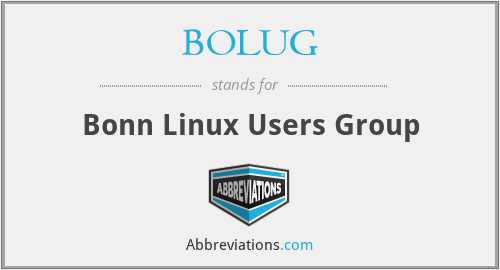 BOLUG - Bonn Linux Users Group