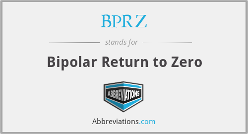 BPRZ - Bipolar Return to Zero
