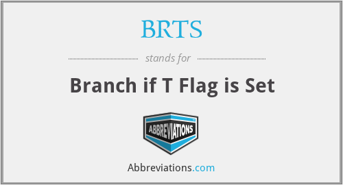 BRTS - Branch if T Flag is Set