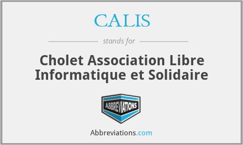 CALIS - Cholet Association Libre Informatique et Solidaire
