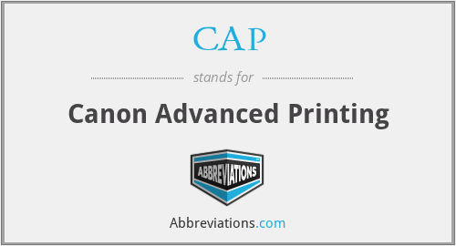 CAP - Canon Advanced Printing