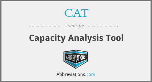 CAT - Capacity Analysis Tool