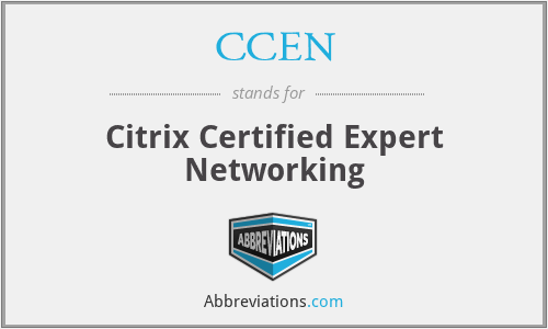CCEN - Citrix Certified Expert Networking