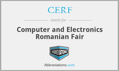 CERF - Computer and Electronics Romanian Fair
