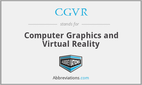 CGVR - Computer Graphics and Virtual Reality