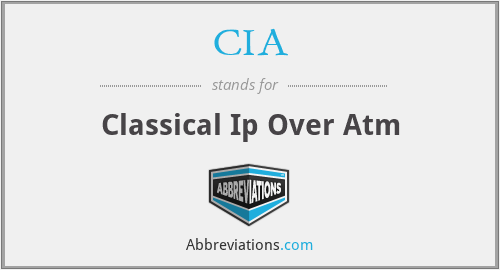 CIA - Classical Ip Over Atm