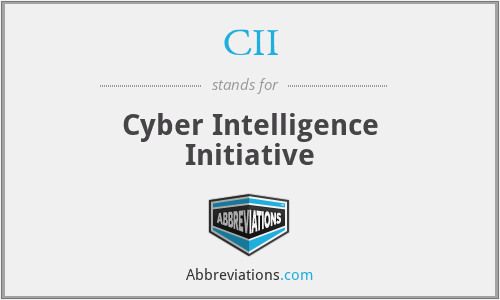 CII - Cyber Intelligence Initiative
