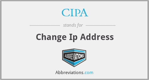 CIPA - Change Ip Address