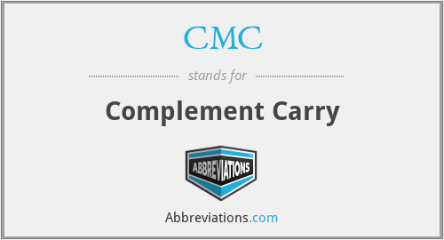 CMC - Complement Carry