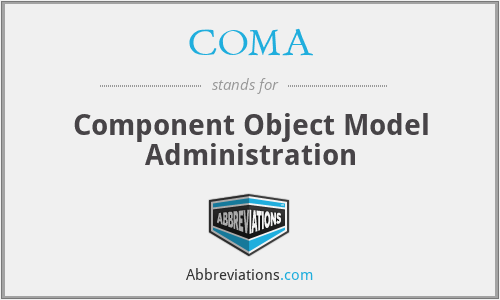 COMA - Component Object Model Administration