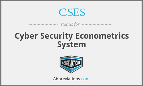 CSES - Cyber Security Econometrics System