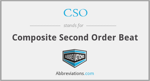 CSO - Composite Second Order Beat