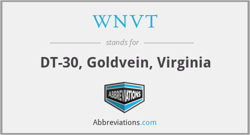 WNVT - DT-30, Goldvein, Virginia