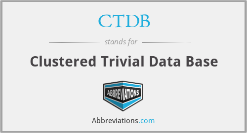 CTDB - Clustered Trivial Data Base