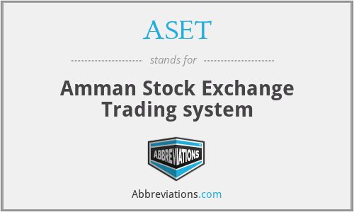 ASET - Amman Stock Exchange Trading system