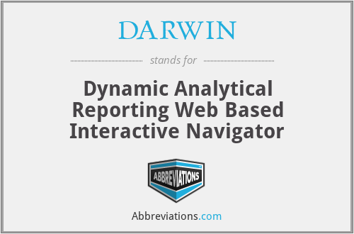 DARWIN - Dynamic Analytical Reporting Web Based Interactive Navigator