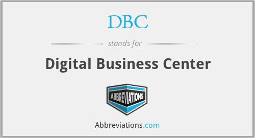 DBC - Digital Business Center
