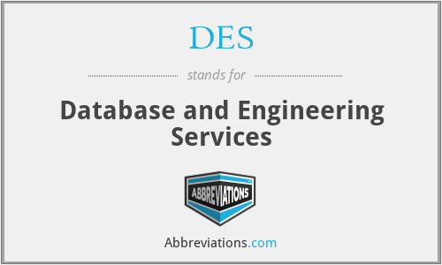 DES - Database and Engineering Services