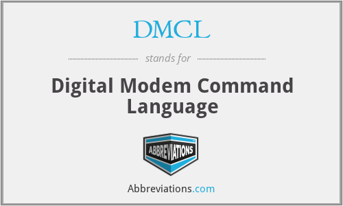 DMCL - Digital Modem Command Language