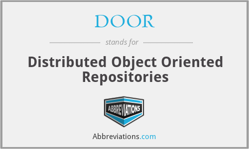 DOOR - Distributed Object Oriented Repositories