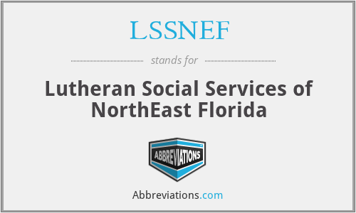 LSSNEF - Lutheran Social Services of NorthEast Florida