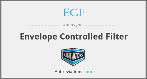 ECF - Envelope Controlled Filter