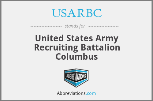 USARBC - United States Army Recruiting Battalion Columbus