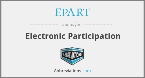 EPART - Electronic Participation