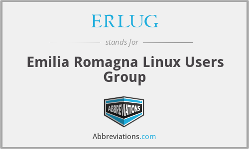 ERLUG - Emilia Romagna Linux Users Group