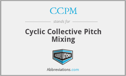 CCPM - Cyclic Collective Pitch Mixing